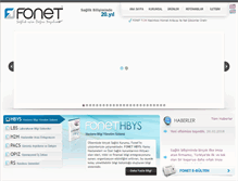 Tablet Screenshot of fonetyazilim.com